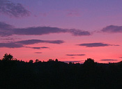 Sunset at Ashuelot River Campground